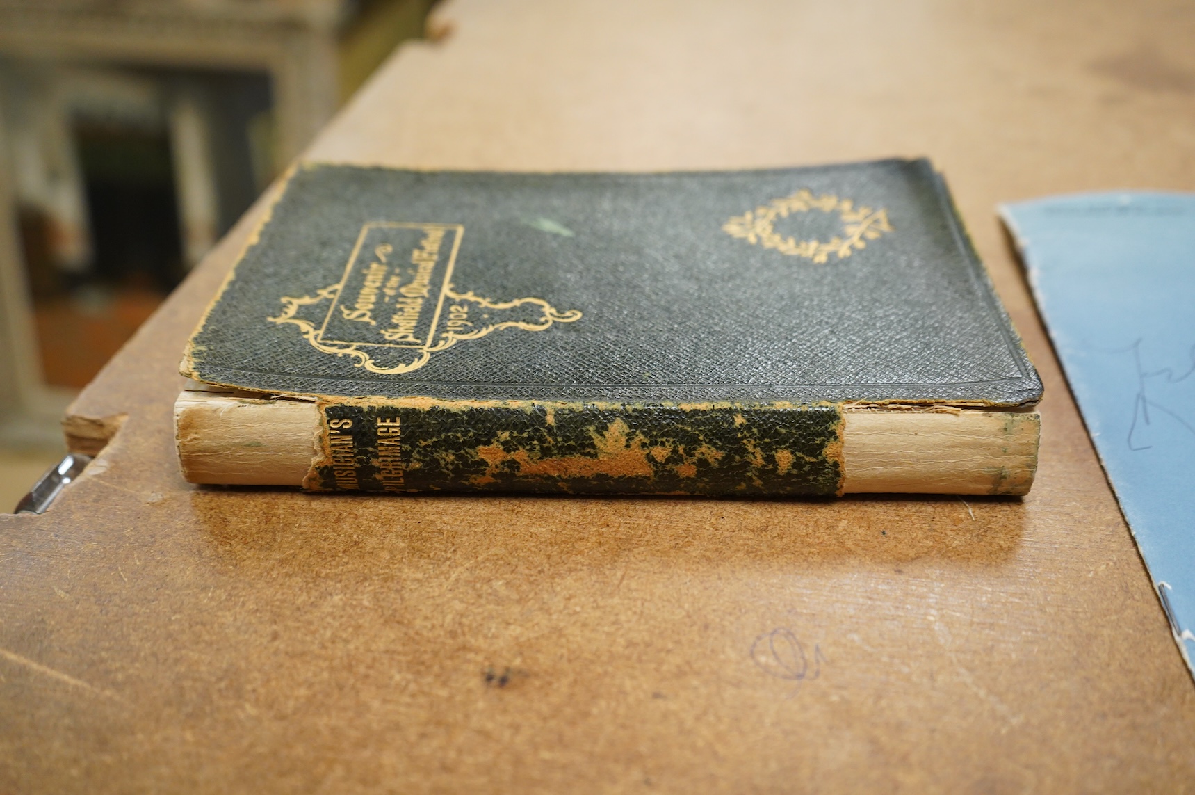 Maitland, J.A. Fuller - The Musician's Pilgrimage: a study in artistic development. contemp. gilt decorated morocco, ge. & patterned e/ps. sm. cr.8vo. 2nd impression, 1902. * presentation binding - gilt decorated upper c